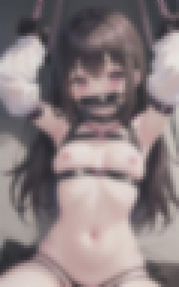 サンプル画像2:シンママ予備軍のヤリ●ン女に屈辱のさつぐつわ拘束プレイ(モスキート) [d_414984]