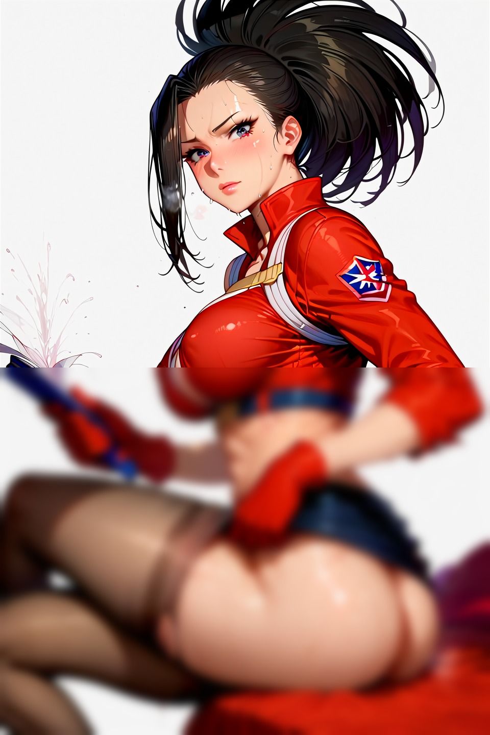 サンプル画像1:さまざま も〇 やおよろず ハイクオリティ（中だし、アナル見え、騎乗位、スポブラ、巫女、etc…）(えーあいぱたーん) [d_415102]