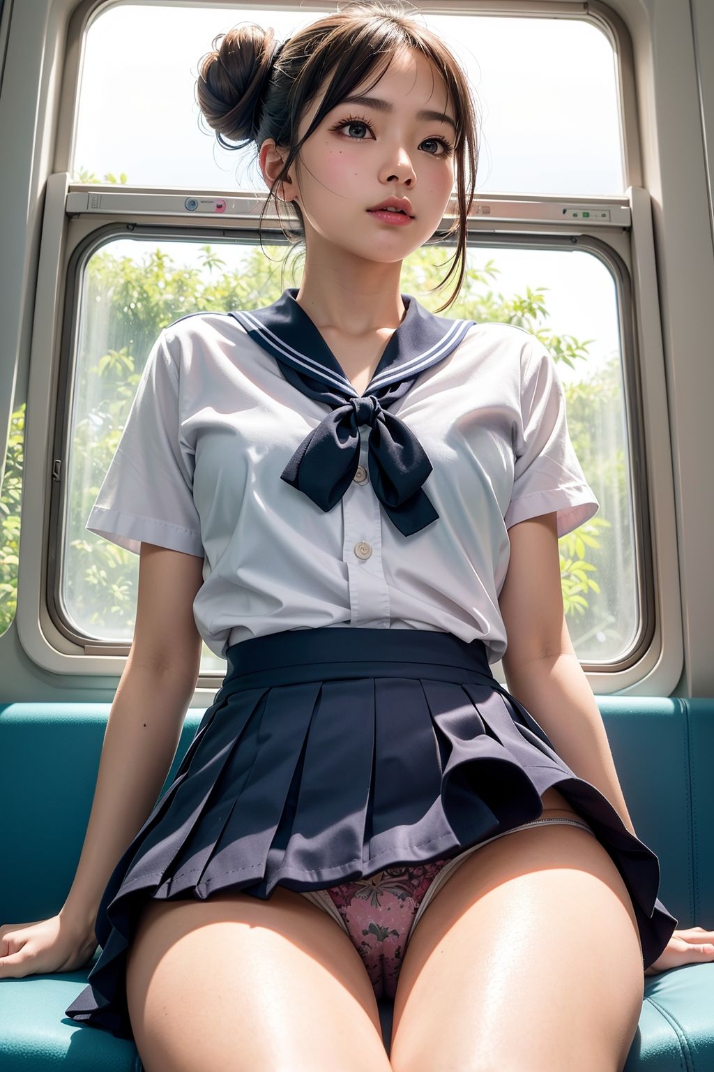 サンプル画像1:キュートなパンチラ電車3(A_LOVE_A) [d_415242]