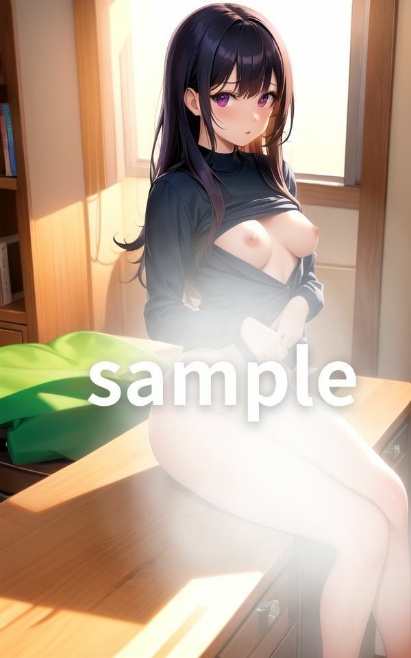 サンプル画像3:発情する後輩 オフィスでのHな誘惑3(AIchina) [d_415366]