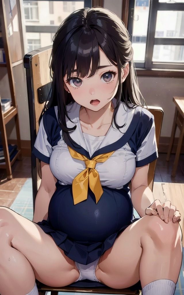 サンプル画像2:まなざしの重み – 母となる覚悟 FANZA限定版 Vol.2【妊婦AIイラスト集】(VerseAI詩絵) [d_415501]