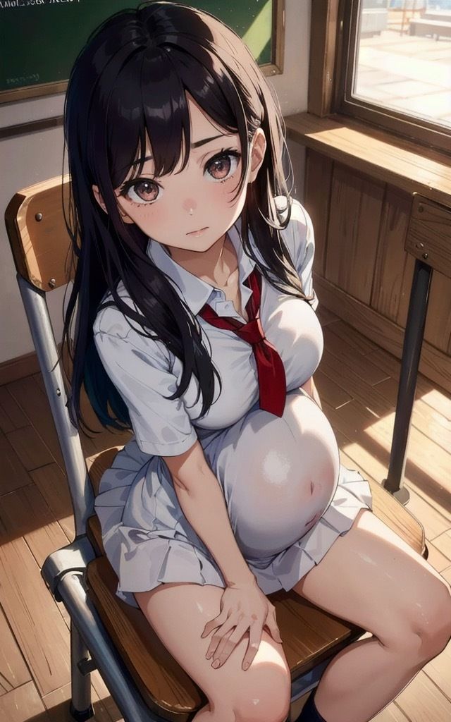 サンプル画像4:まなざしの重み – 母となる覚悟 FANZA限定版 Vol.2【妊婦AIイラスト集】(VerseAI詩絵) [d_415501]