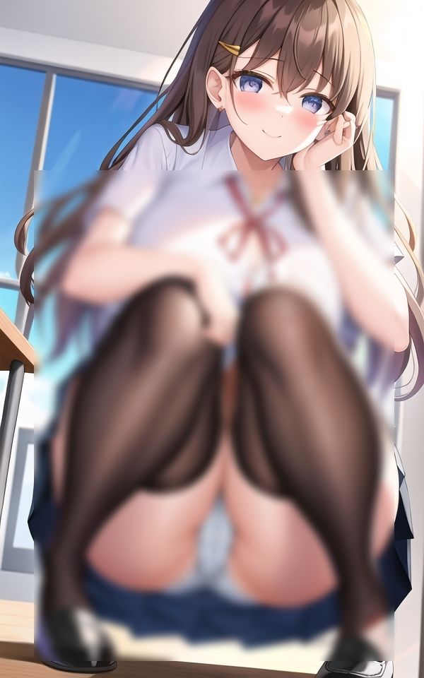 サンプル画像2:巨乳美女とM字パンチラ 〜丸見えだね〜(Chu-Cream) [d_415527]