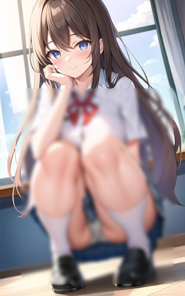 サンプル画像5:巨乳美女とM字パンチラ 〜丸見えだね〜(Chu-Cream) [d_415527]