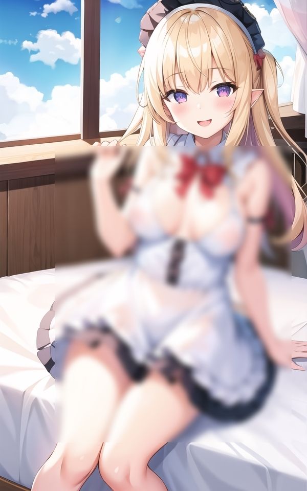 サンプル画像2:今日はこんな下着、見てもいいよ(淫乱騎士) [d_415532]