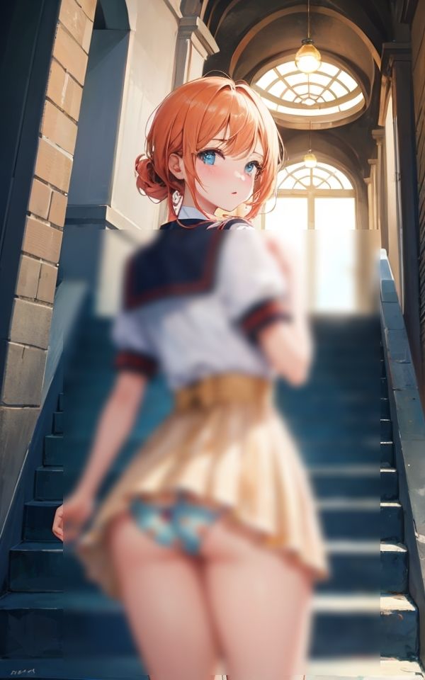 サンプル画像2:花柄でも良いじゃん 〜そんなに見ないで〜(AIハピネス工房) [d_415534]