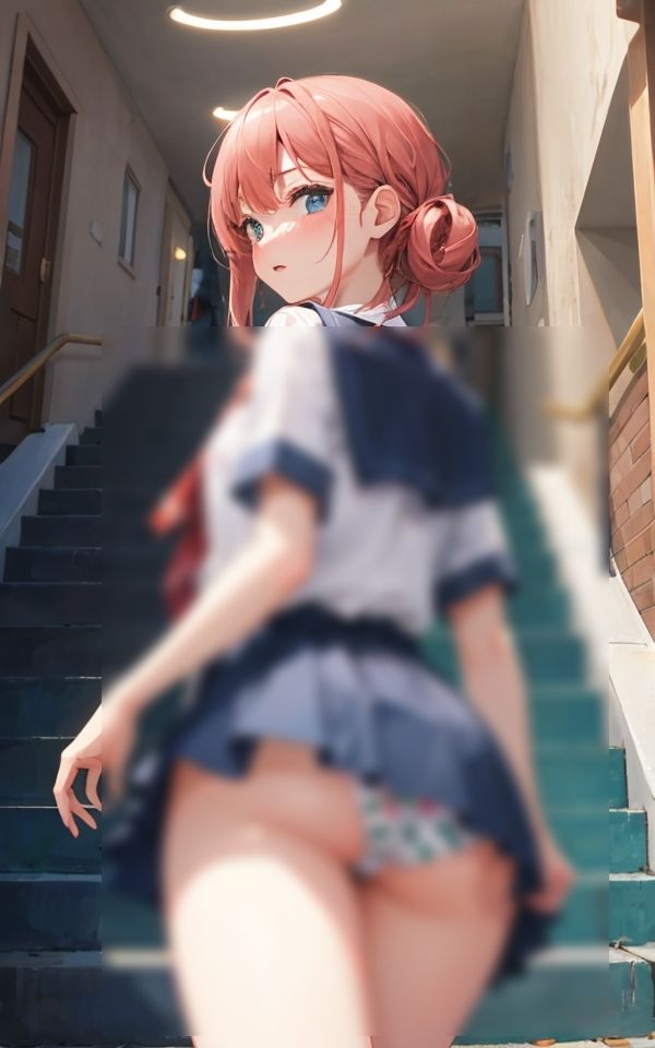 サンプル画像3:花柄でも良いじゃん 〜そんなに見ないで〜(AIハピネス工房) [d_415534]