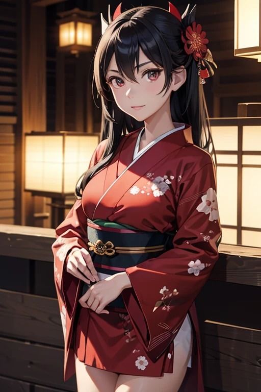 サンプル画像2:和の詩情:美しき和服女性のイラスト集(夢幻出版) [d_415536]