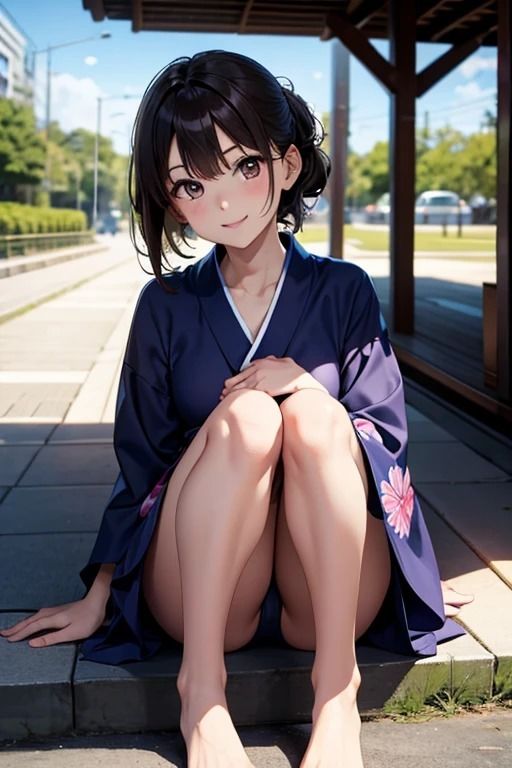 サンプル画像3:和の詩情:美しき和服女性のイラスト集(夢幻出版) [d_415536]