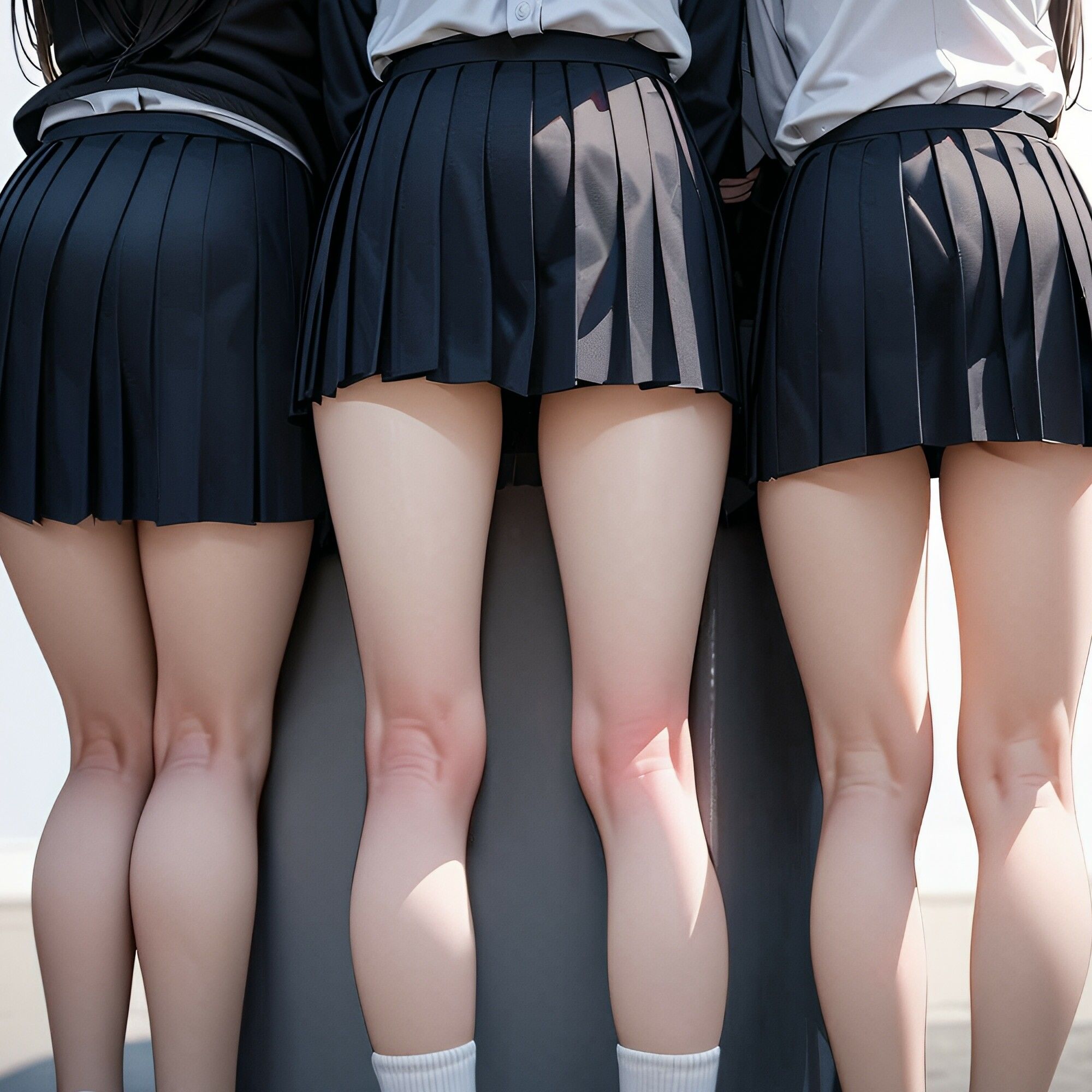 サンプル画像2:制服少女 【プリーツスカート編】(電脳戯画) [d_415624]