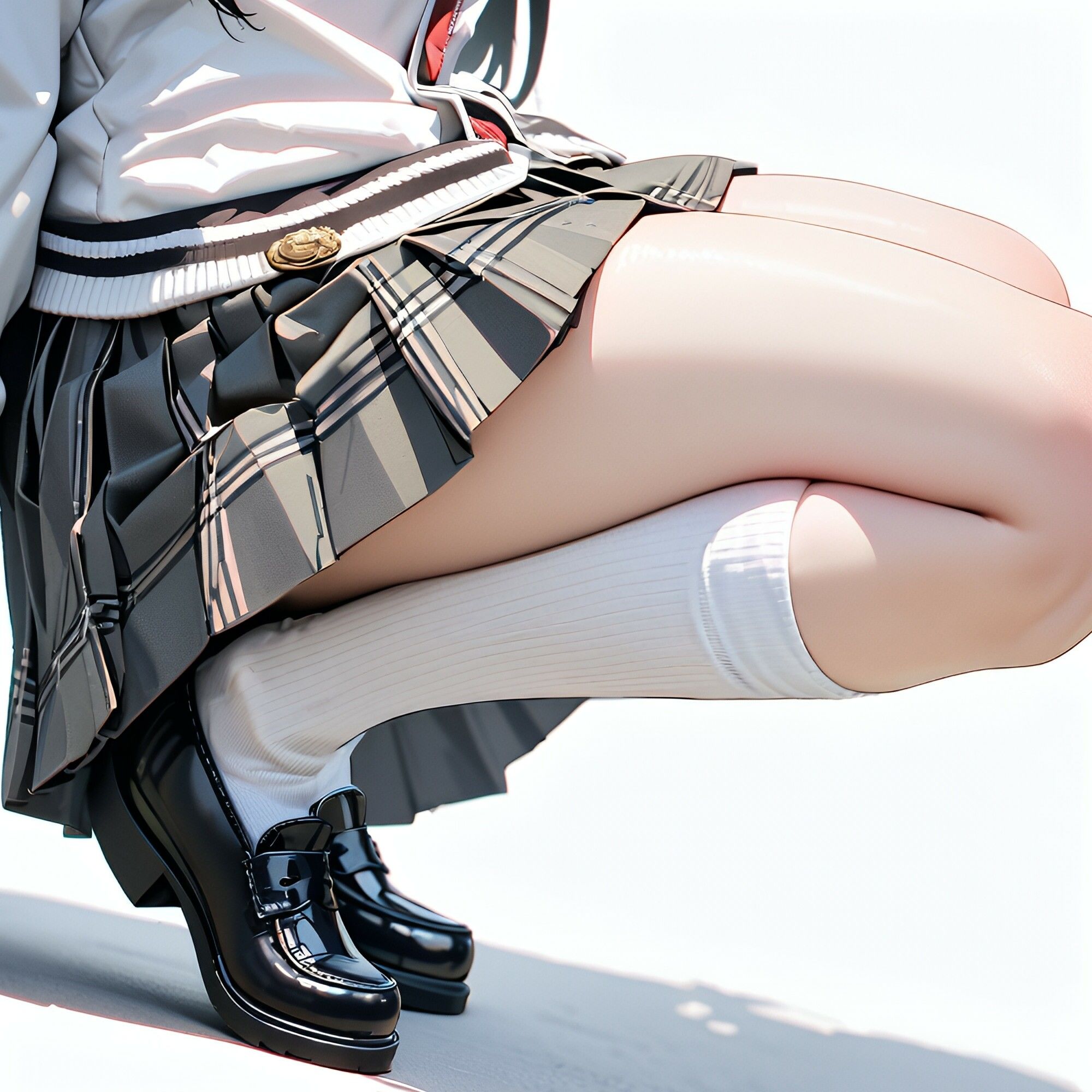 サンプル画像4:制服少女 【プリーツスカート編】(電脳戯画) [d_415624]