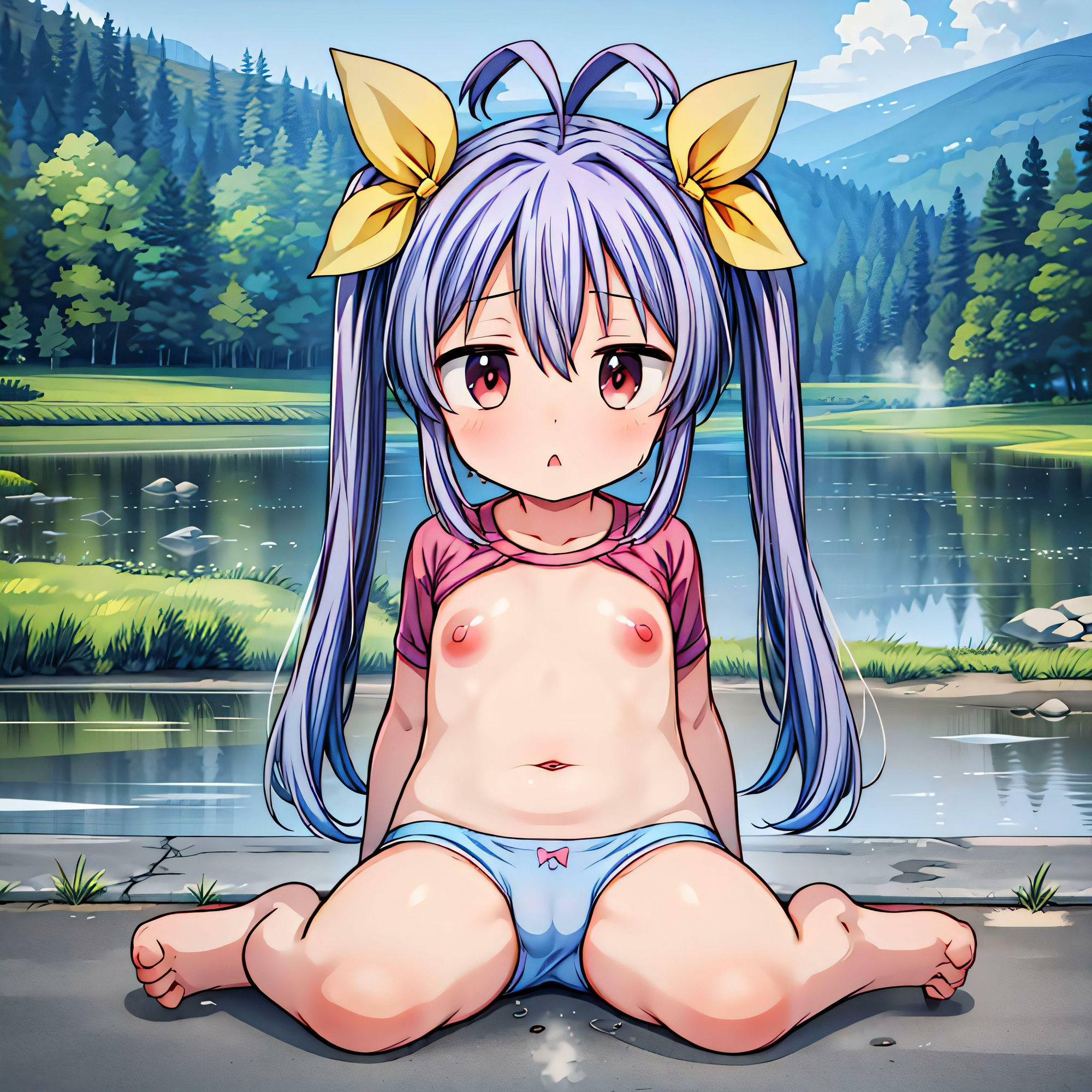 サンプル画像1:暑いのん(星明かり) [d_415651]