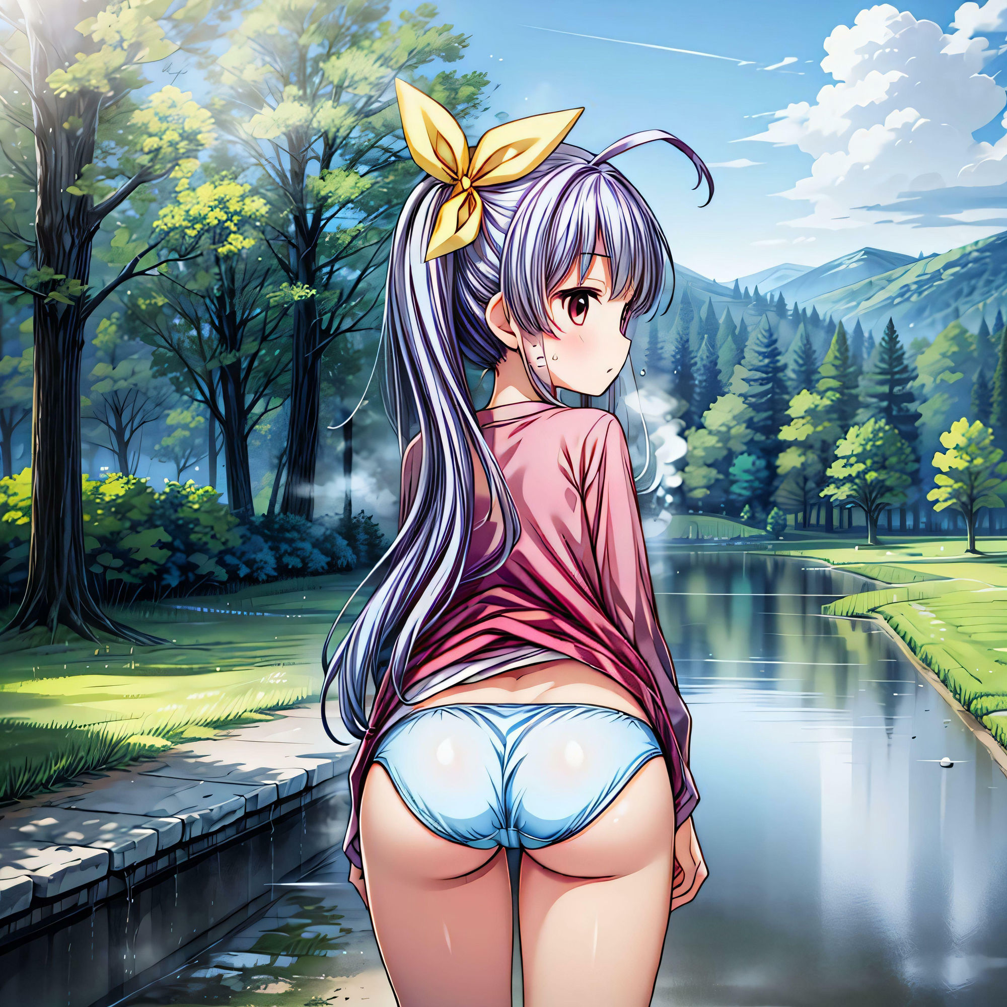 サンプル画像4:暑いのん(星明かり) [d_415651]