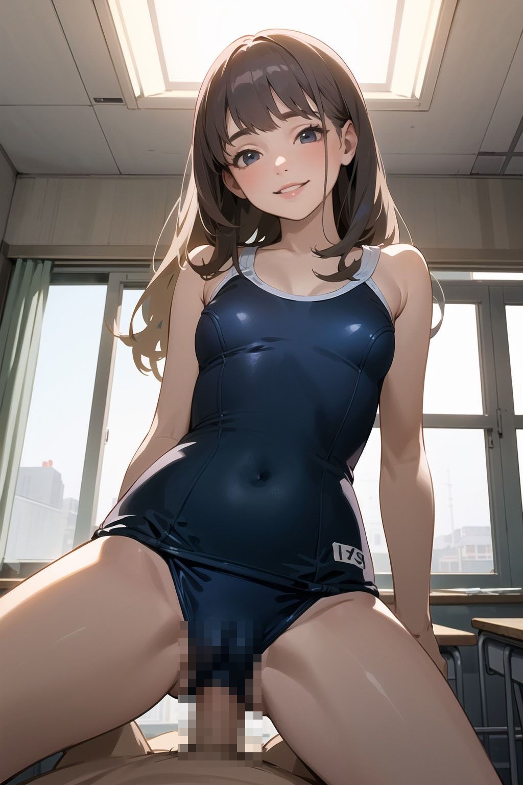 サンプル画像1:ハメドリクラスメイト(AI美女2.5) [d_415662]