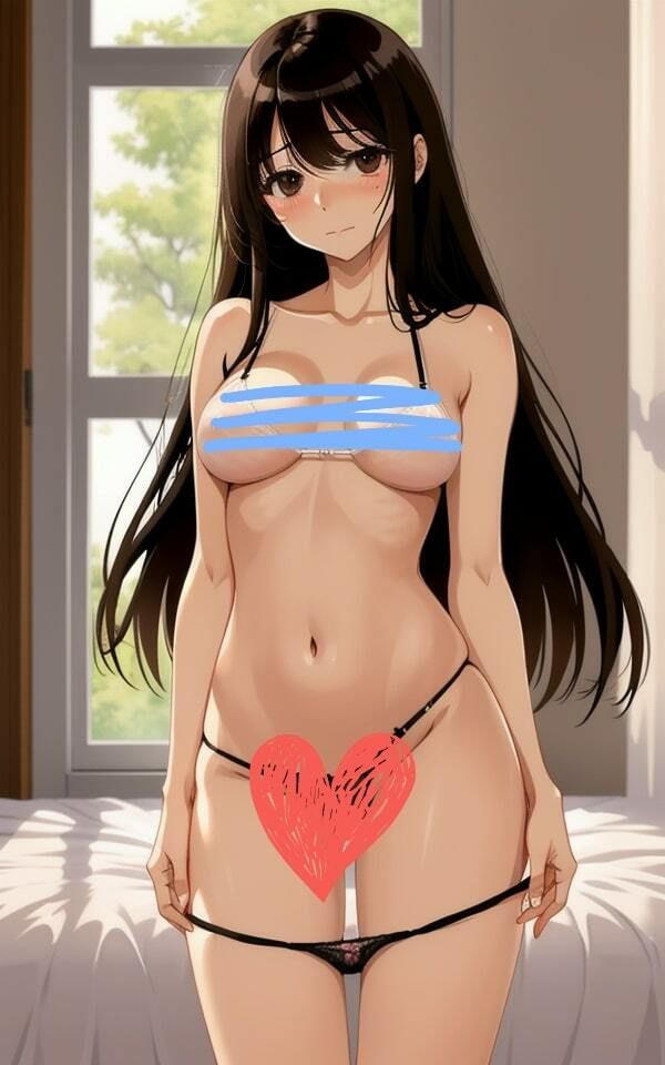 サンプル画像2:勝負下着なの、、。(天然アワビ) [d_415841]