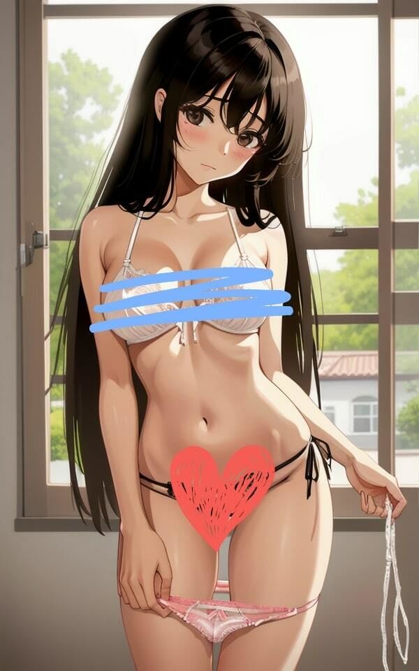 サンプル画像5:勝負下着なの、、。(天然アワビ) [d_415841]