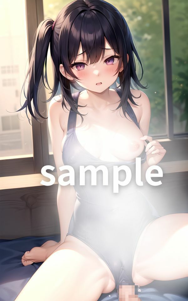 サンプル画像2:スク水のままえっちなことしちゃお2(AIgreen) [d_415926]