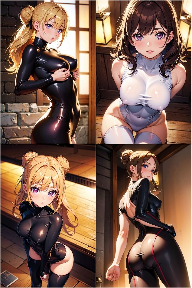 サンプル画像3:ピタピタ衣装で乳首ポッチ♪(桜流しの雨) [d_415952]