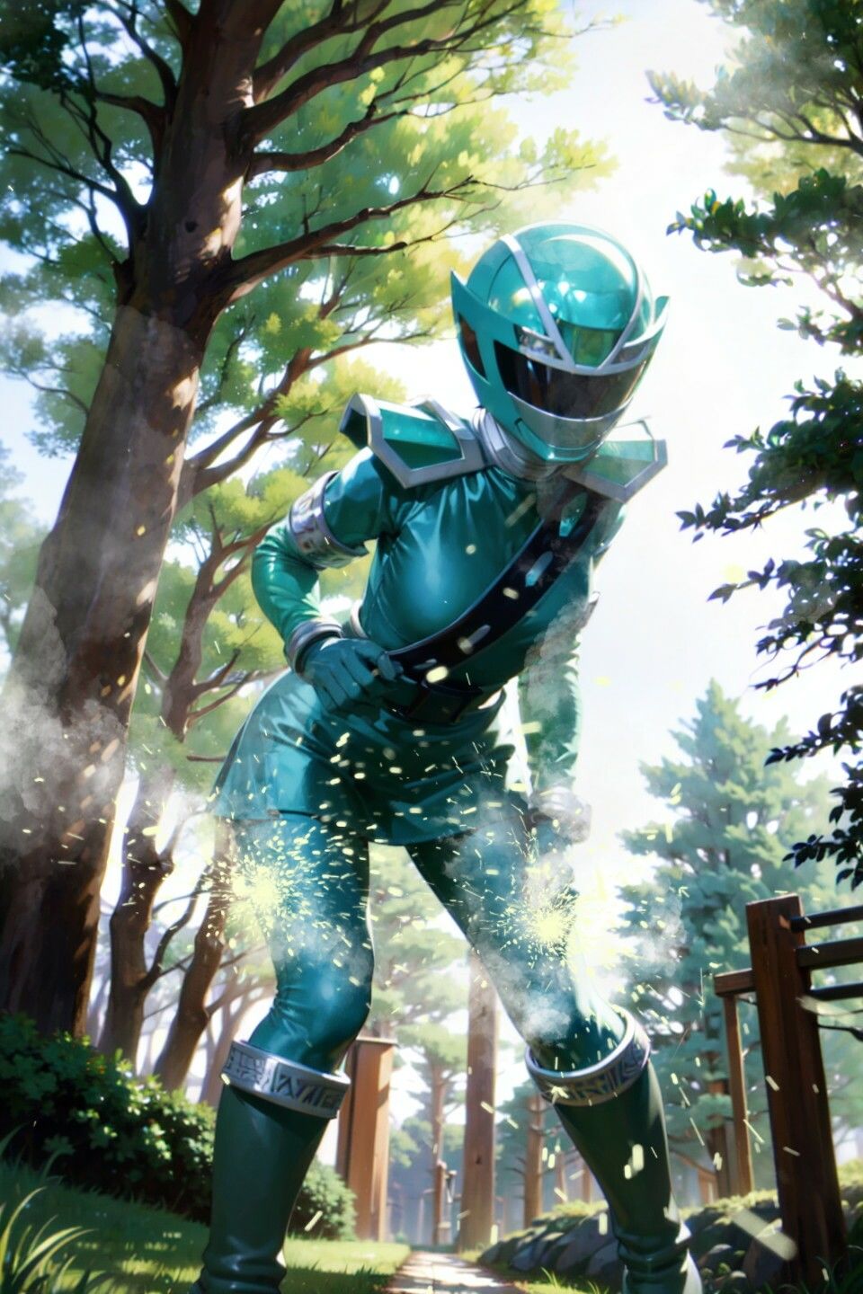 サンプル画像3:戦隊ヒロイン研究報告2024 3(AIヒロピン研究所) [d_416037]