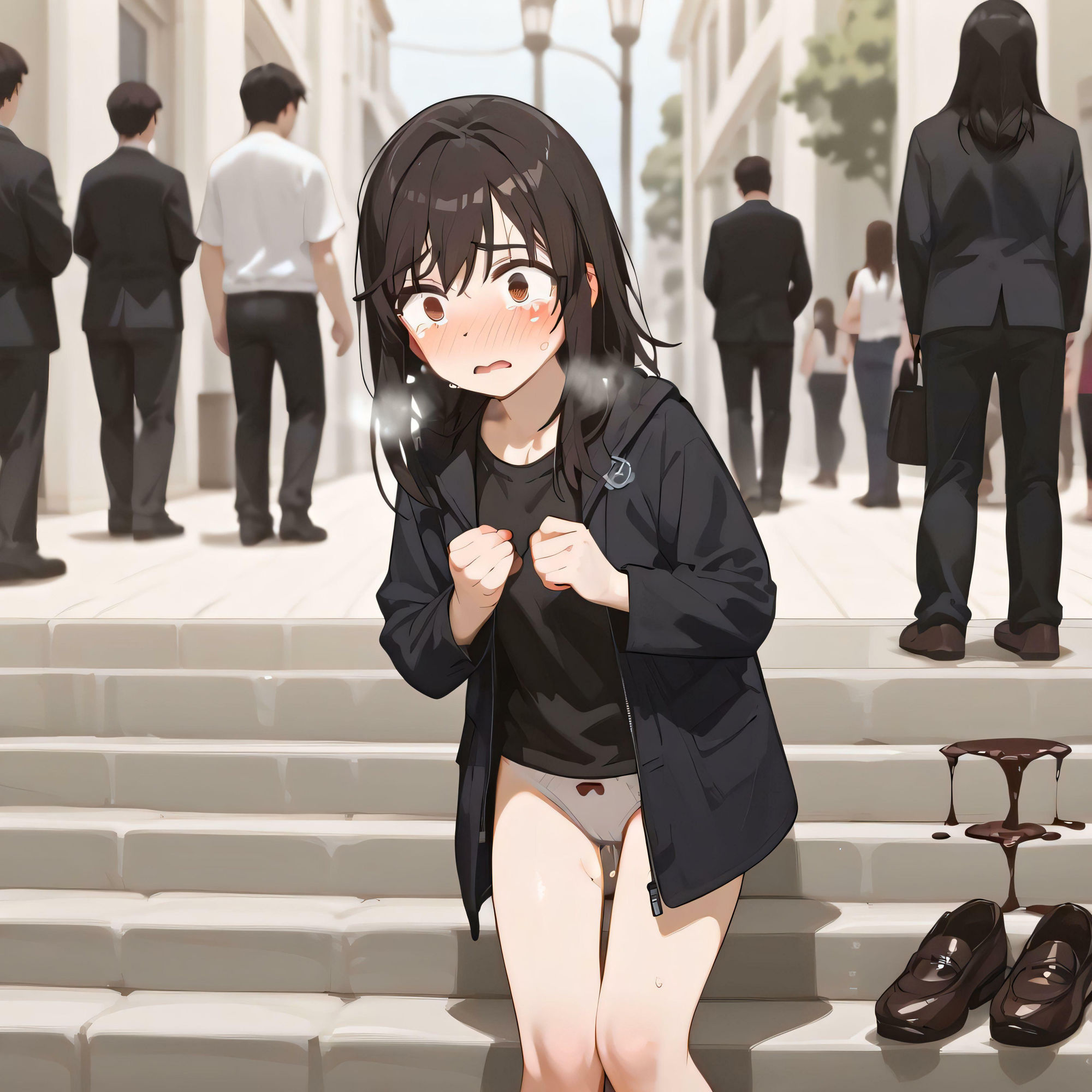 サンプル画像3:漏らしちゃったの(シルフィードラボ) [d_416060]