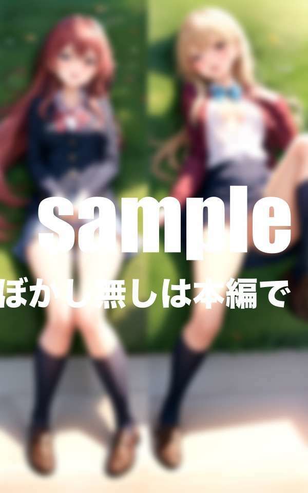 サンプル画像3:公園にいる見せてくれる美少女達(ずっ小抜根) [d_416116]