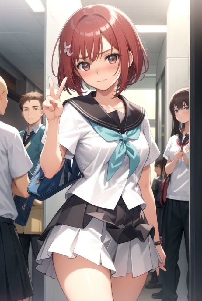 サンプル画像2:【制服の誘惑】 だって見たいんだもん！ いい匂いするんだもん！ ワンチャン土下座してお願いしてみた件 ＃7(日常の誘惑) [d_416118]