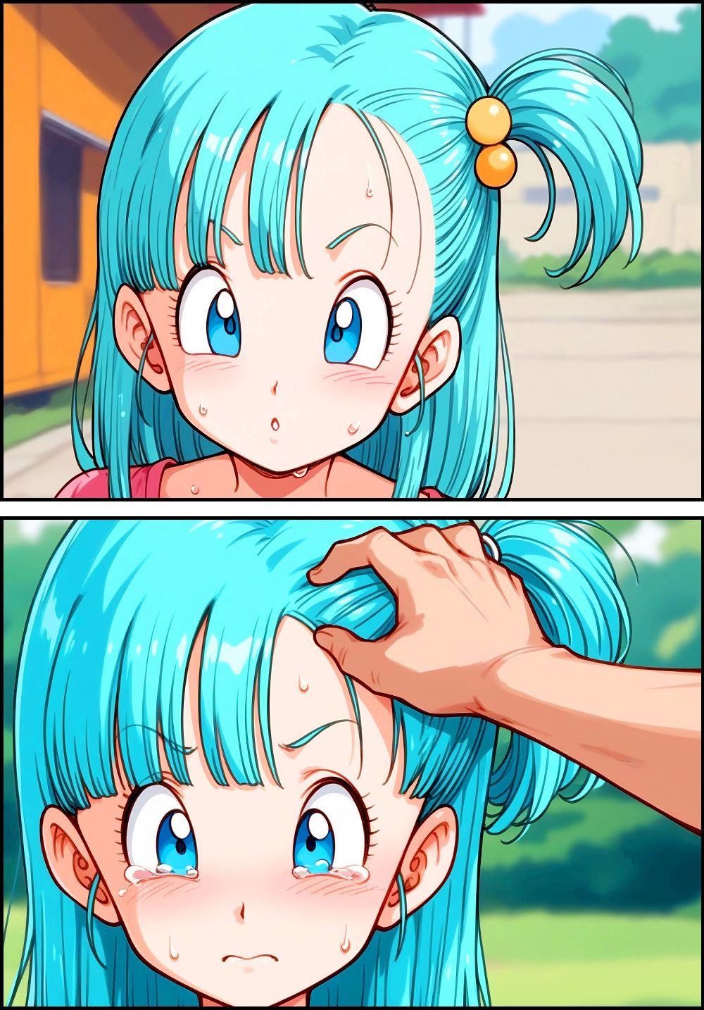 サンプル画像3:ブルマが危ない！子宮にバクテリアン！(だらしない体) [d_416138]