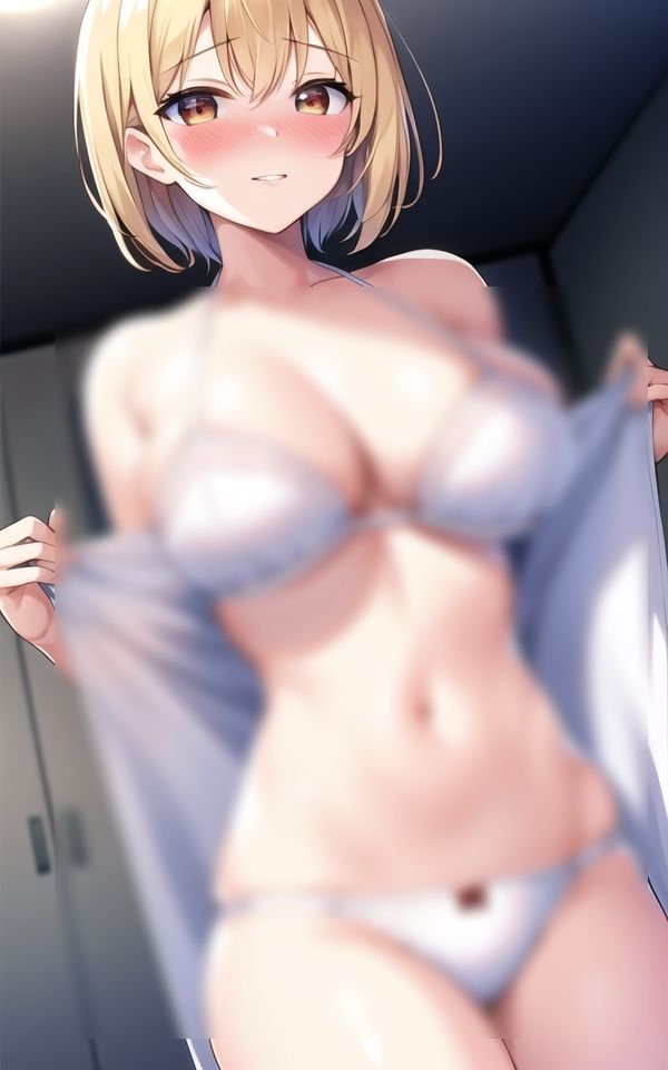 サンプル画像1:ここ女子更衣室だよ 〜見ちゃダメだからね〜(スタジオフェチ) [d_416161]