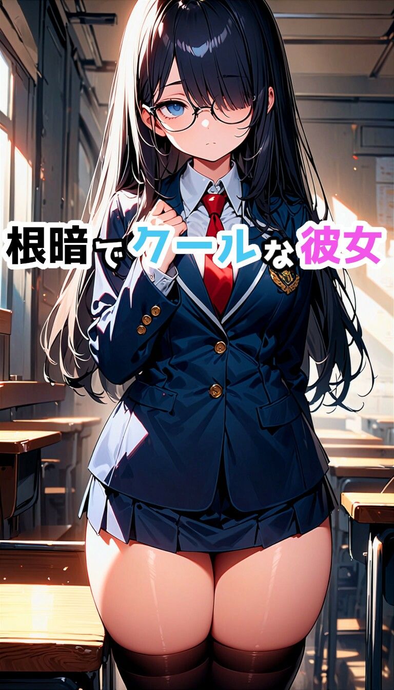 サンプル画像1:根暗クールな彼女(AI天獄) [d_416175]