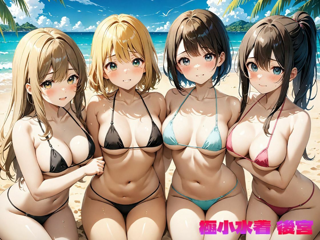 サンプル画像1:極小水着後宮・マイクロビキニハーレム 〜 グラドル牝犬化計画 Vol.1【4K】(牝あんな) [d_416201]