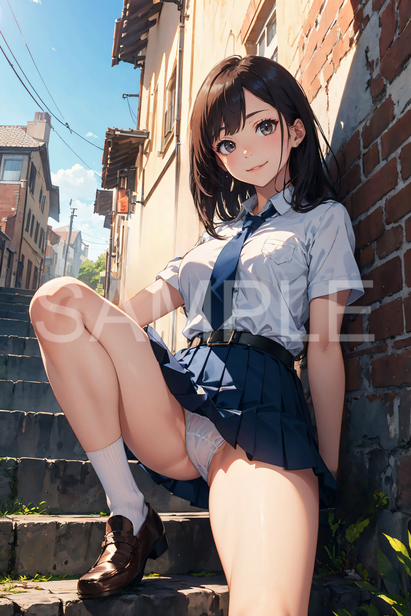 サンプル画像4:制服女子パンティー図鑑 その2(あなスタシア) [d_416215]