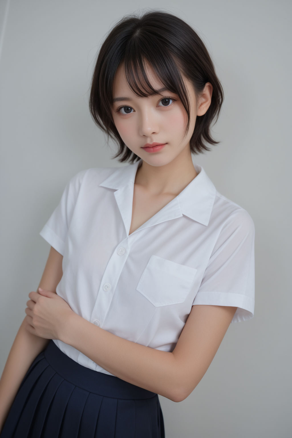 サンプル画像2:制服女子のパパ活淫乱美女(イザナミ) [d_416287]