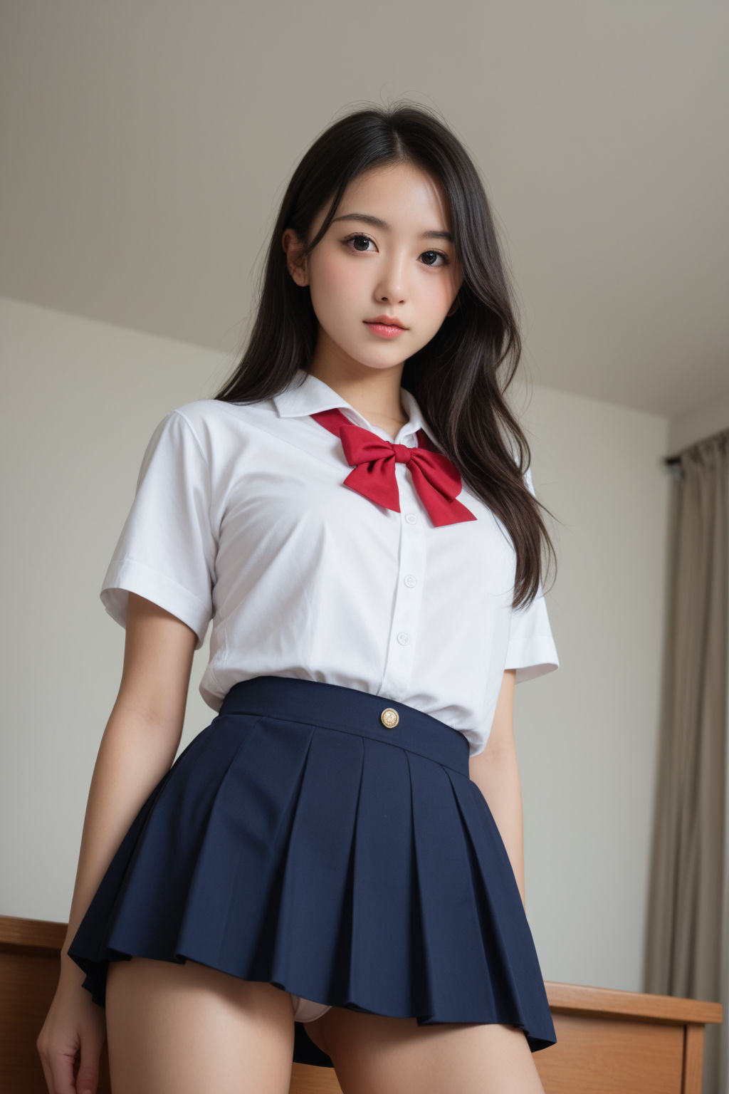 サンプル画像3:制服女子のパパ活淫乱美女(イザナミ) [d_416287]