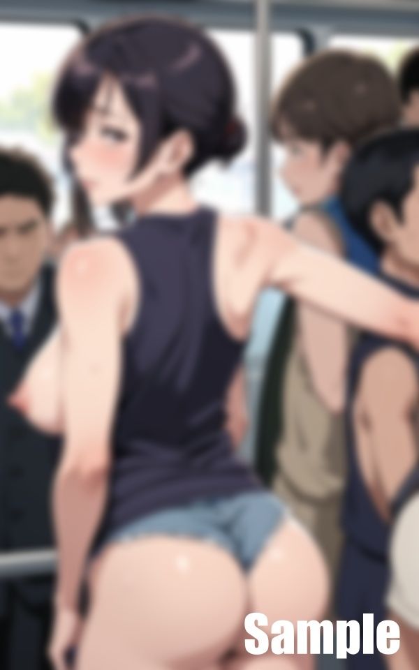 サンプル画像1:美熟女が部屋着で電車に(るしふぁー) [d_416293]