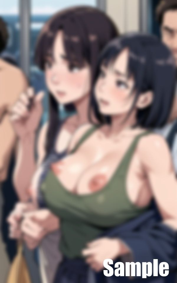 サンプル画像3:美熟女が部屋着で電車に(るしふぁー) [d_416293]