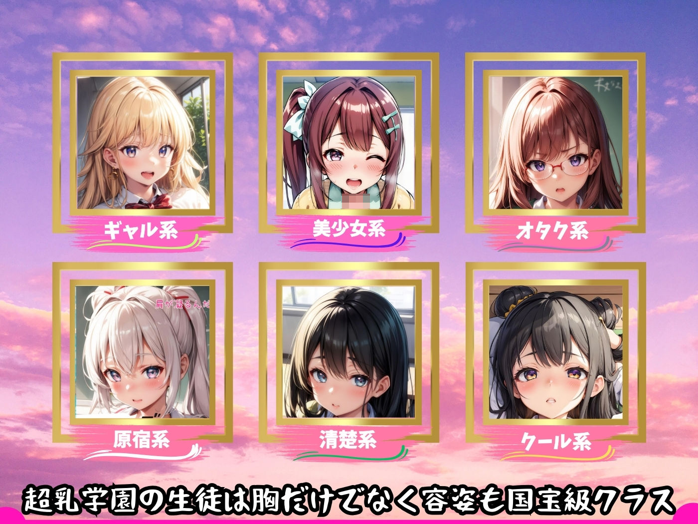 サンプル画像2:ようこそ！国宝級保護レベル！超乳学園へ(student  mania) [d_416342]