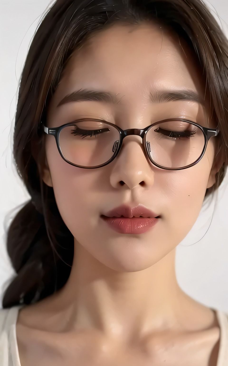 サンプル画像2:AI美熟女「キス顔」コレクション(一発書房) [d_416373]