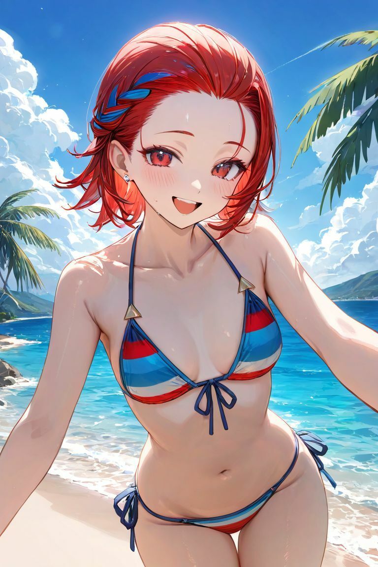 サンプル画像4:多色髪の美少女×フェチCG集(poppypoppy) [d_416376]