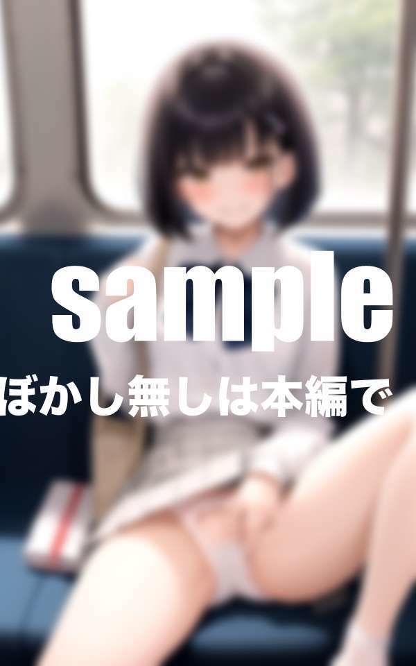 サンプル画像1:向かいに座った美少女は露出痴女 見せつけ誘惑(妄想club) [d_416606]