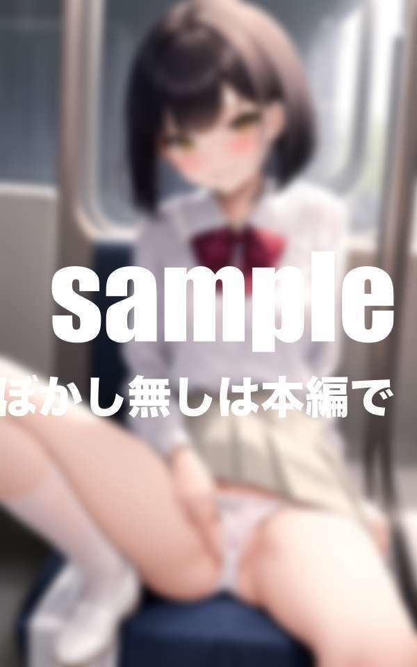 サンプル画像4:向かいに座った美少女は露出痴女 見せつけ誘惑(妄想club) [d_416606]