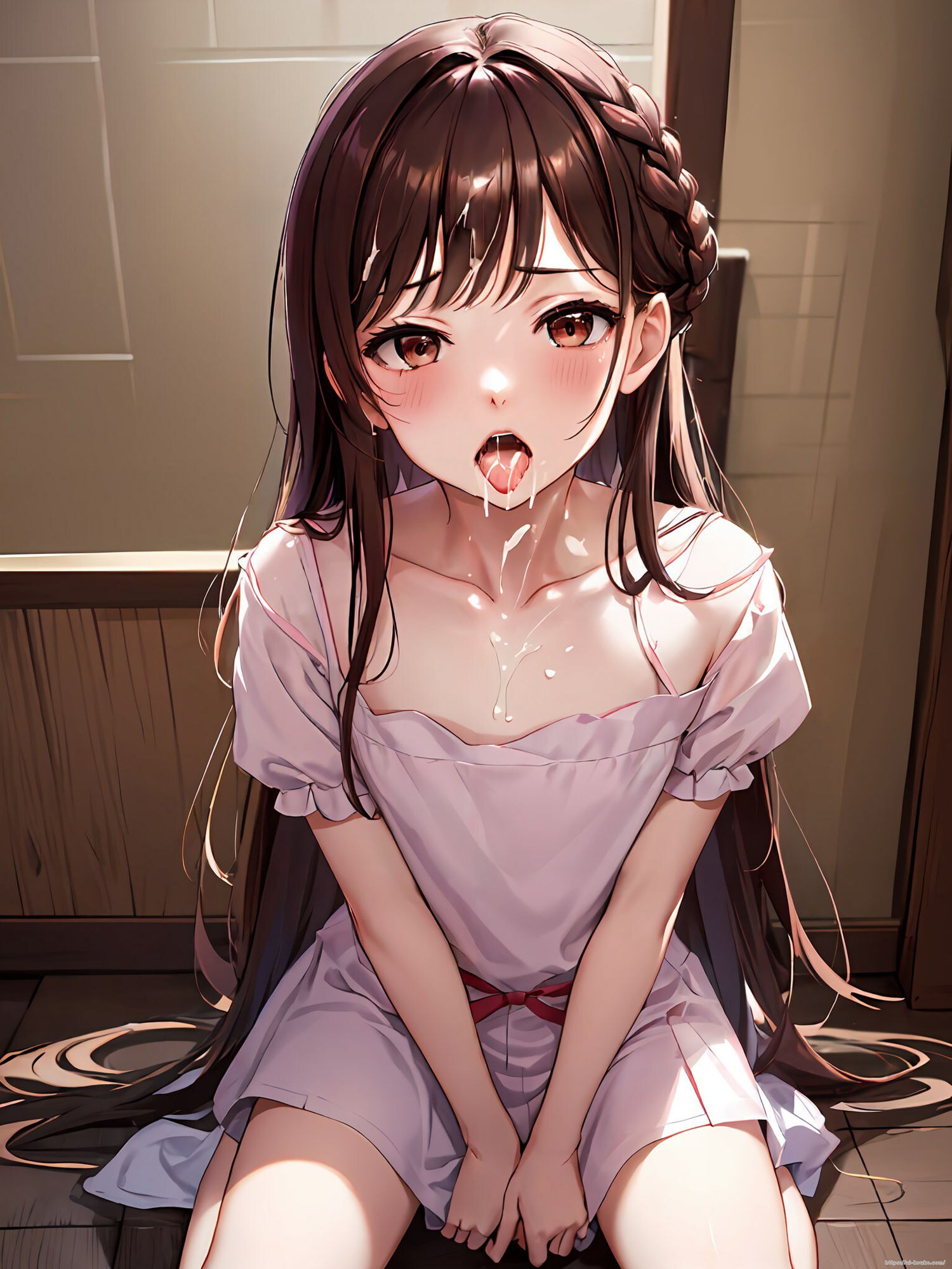 サンプル画像6:AI貧乳少女2024年1月イラスト集(AI貧乳少女) [d_416612]