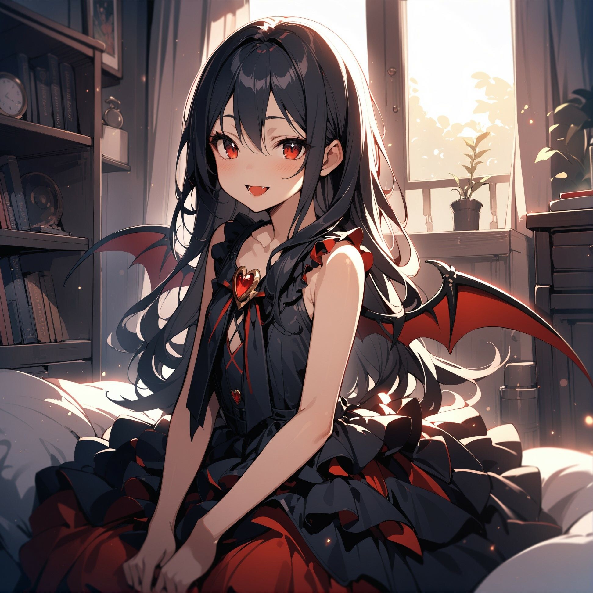 サンプル画像3:お持ち帰りしたヴァンパイアちゃんと甘々エッチ！ CG集(Nature lover) [d_416704]