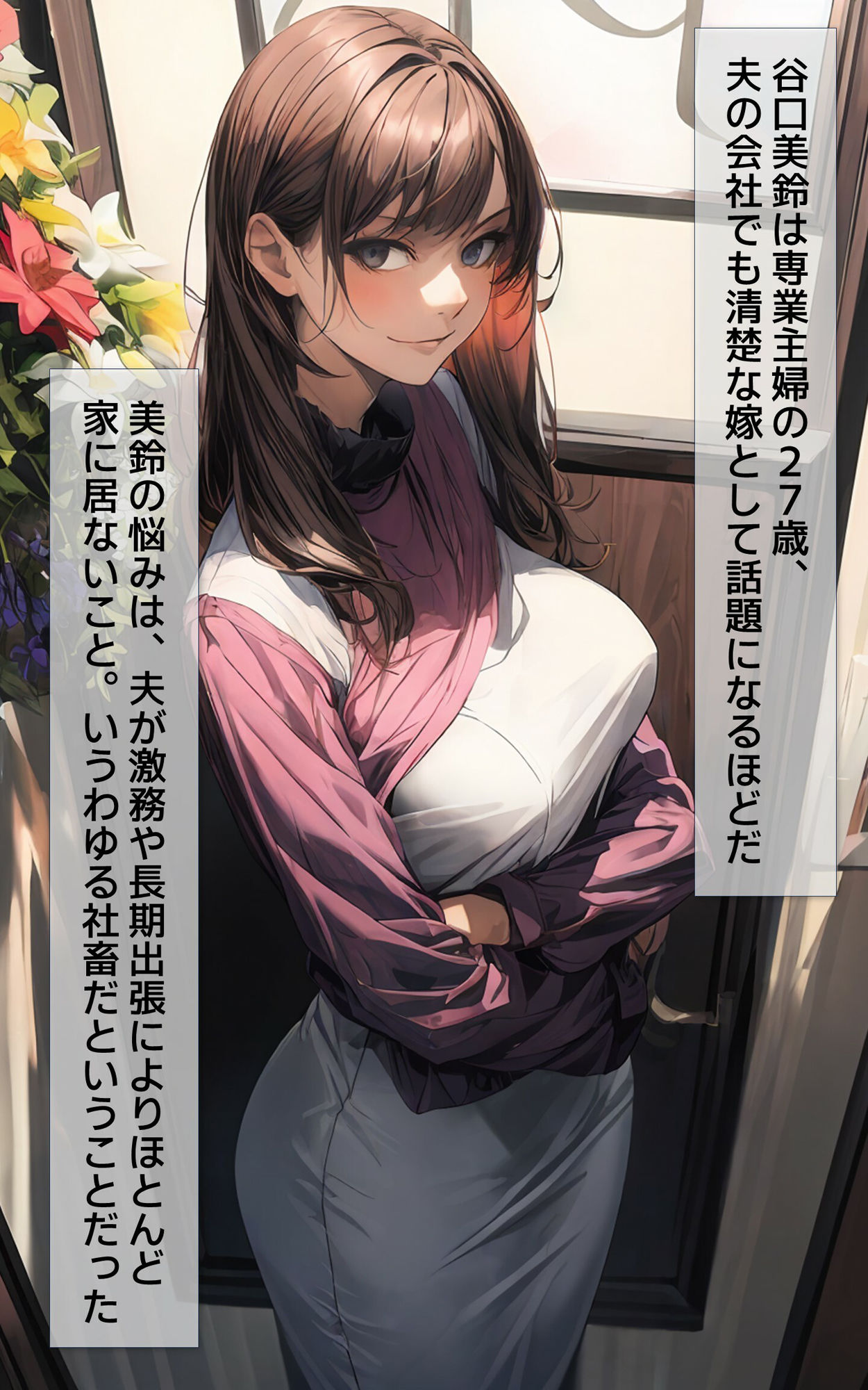 サンプル画像1:飼育妻・清楚な若妻、気が付いたら夫の上司のおもちゃになっていた(C.C.WORKS) [d_416782]