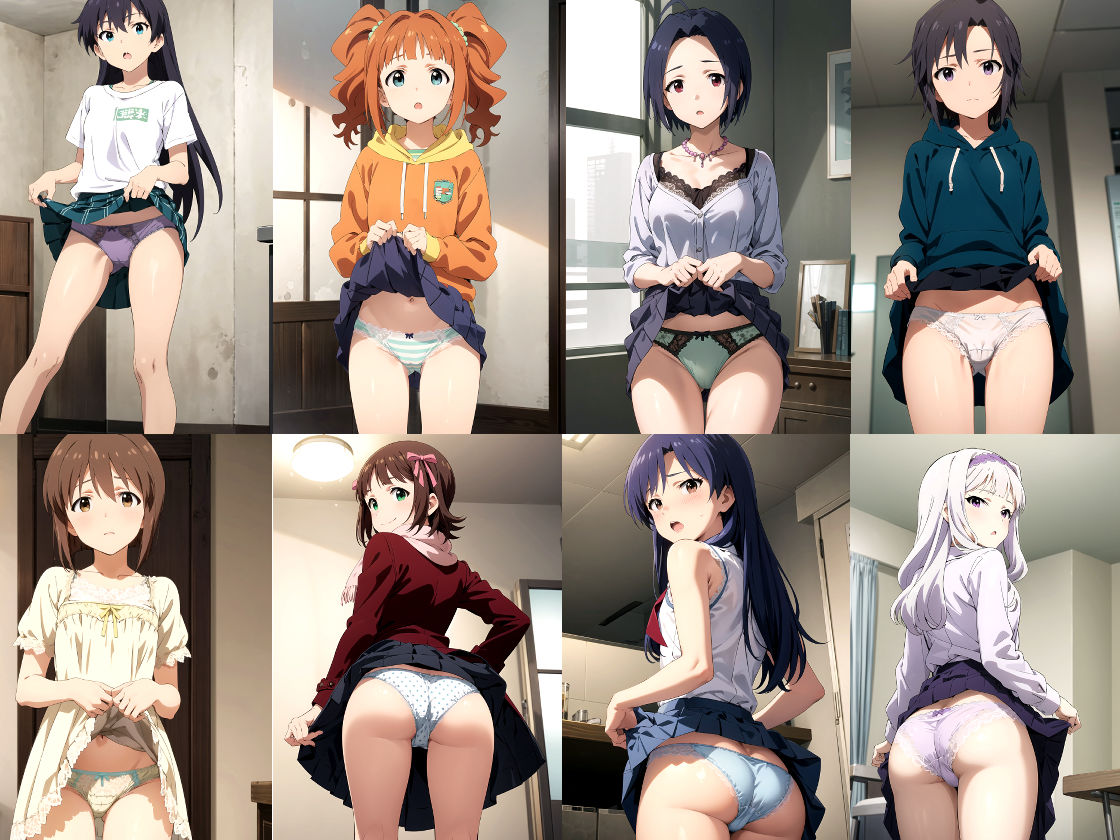 サンプル画像2:アイドルたちのパンツ(五本木ポメ) [d_416804]