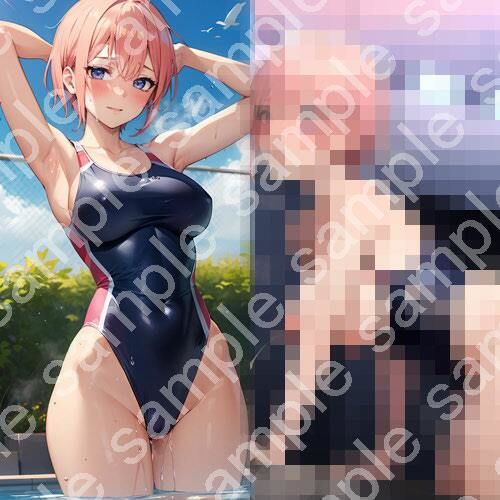 サンプル画像1:【五◯分の◯嫁 中◯一花 No.01】tsuna CGイラスト集(つな) [d_416887]