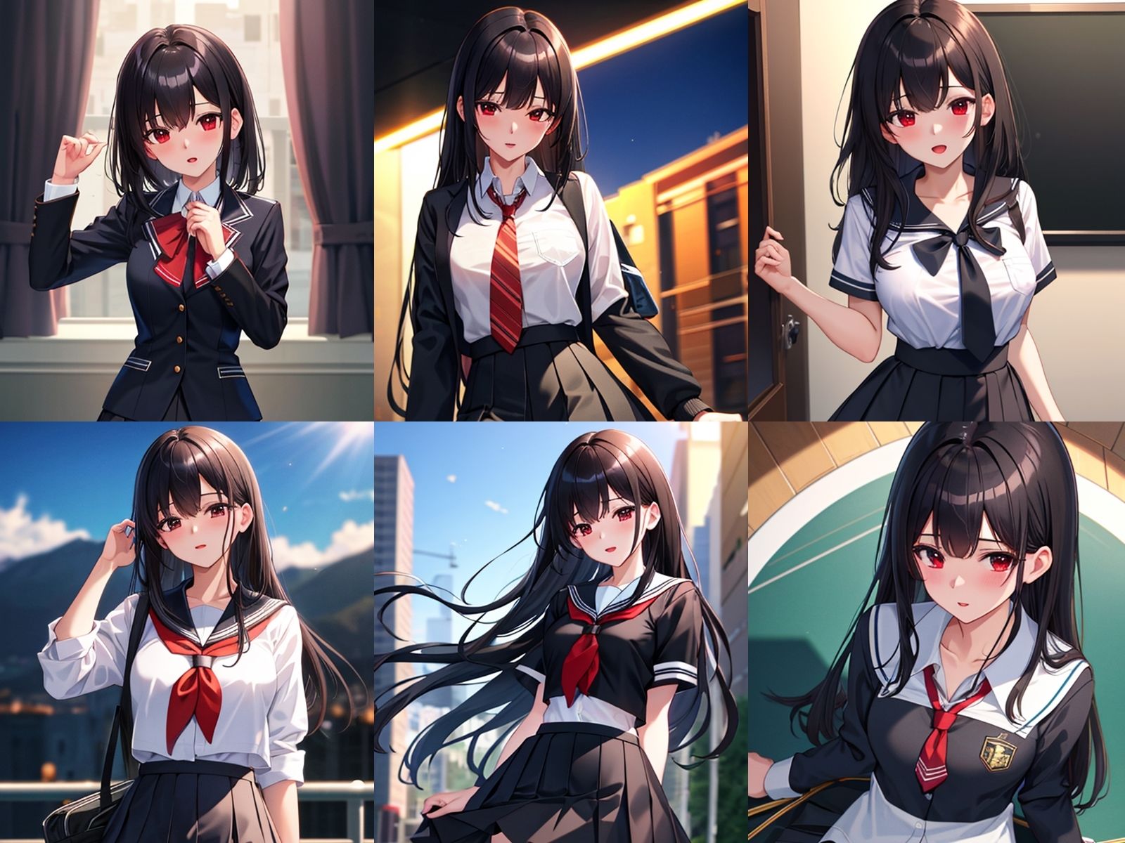 サンプル画像1:黒髪JKが中出しセックスでビッチになりアヘ顔をキメた件(ビッチ化計画) [d_416966]