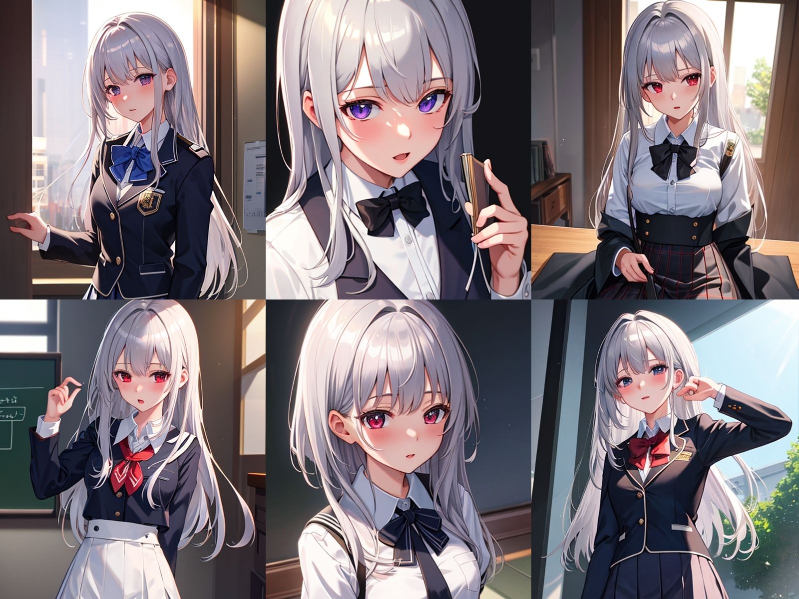 サンプル画像1:銀髪JKが中出しセックスでビッチになりアヘ顔をキメた件(ビッチ化計画) [d_416973]