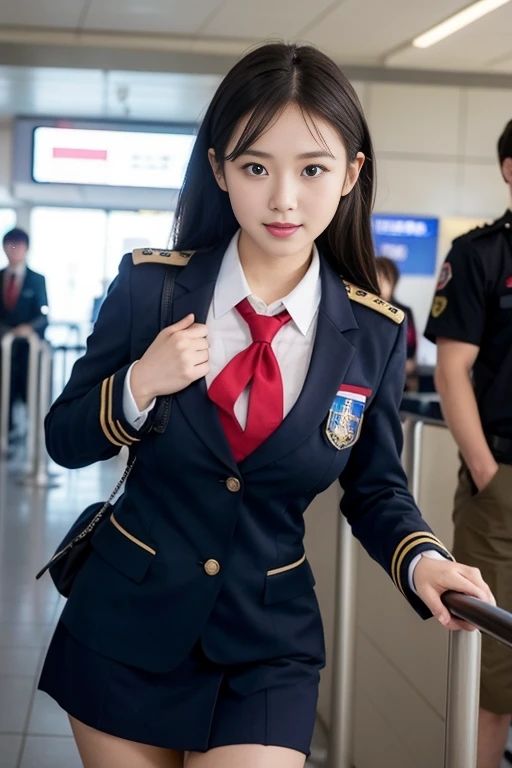 サンプル画像1:制服シリーズ スチュワーデス(とろとろ110番) [d_416985]