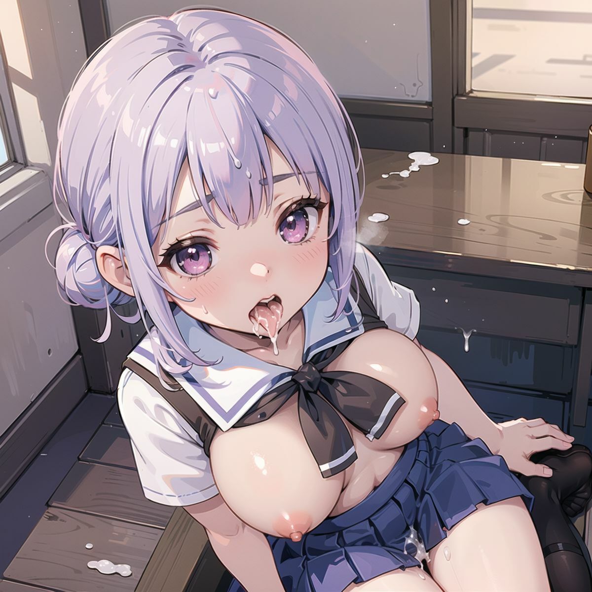 サンプル画像5:デリヘル呼んだら巨乳になった幼馴染が来てくれたので何度も中出しする2(みたらしあんこ) [d_417115]