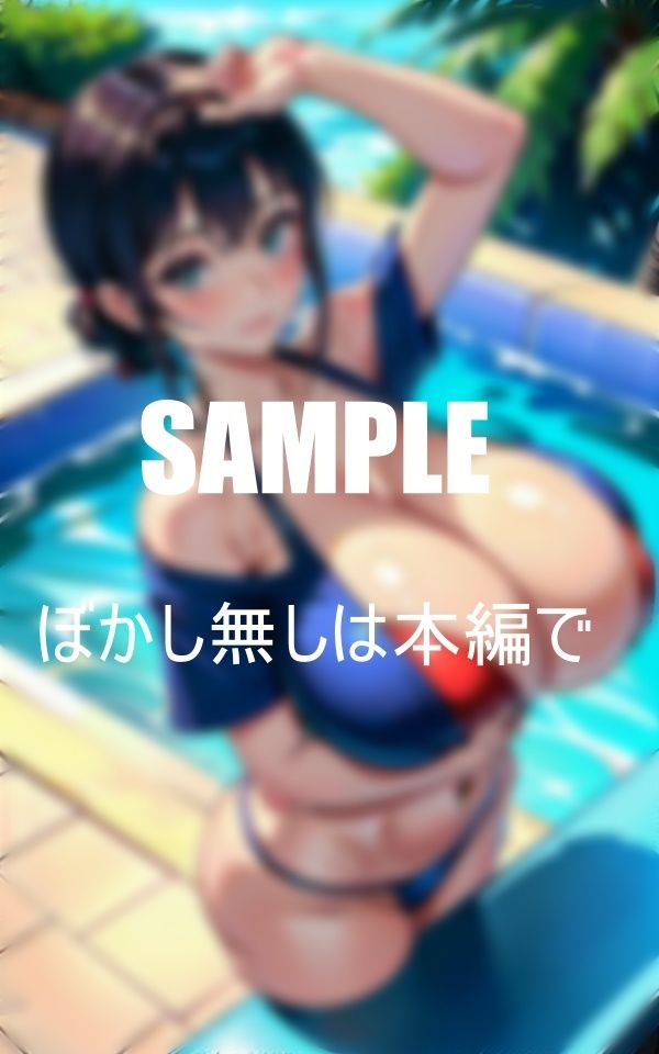 サンプル画像1:サマーエンジェルたち水辺の妖精(AI美女LABO.27) [d_417134]